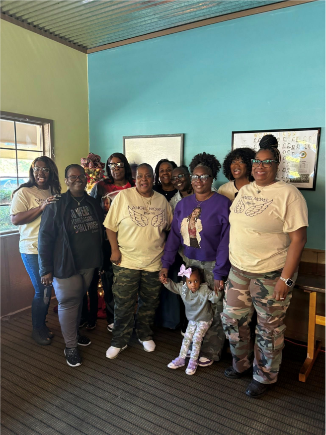Angel Moms indoor gathering