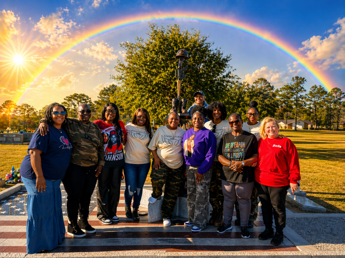 Angel Moms memorial group at rainbow site