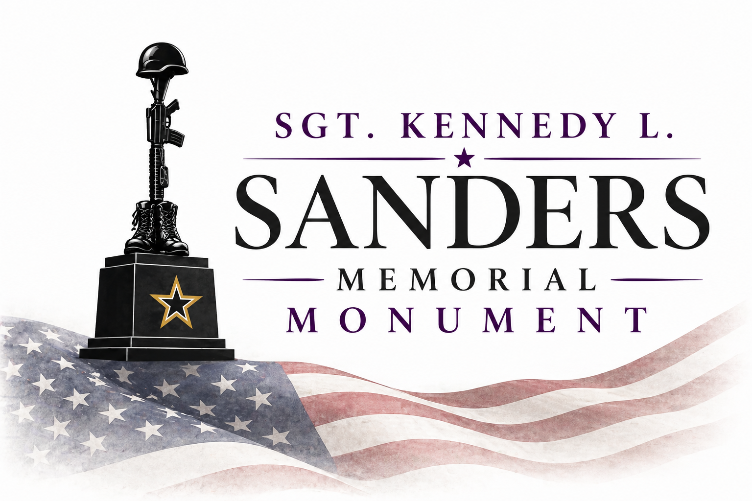 Sgt. Kennedy L. Sanders Memorial Monument logo